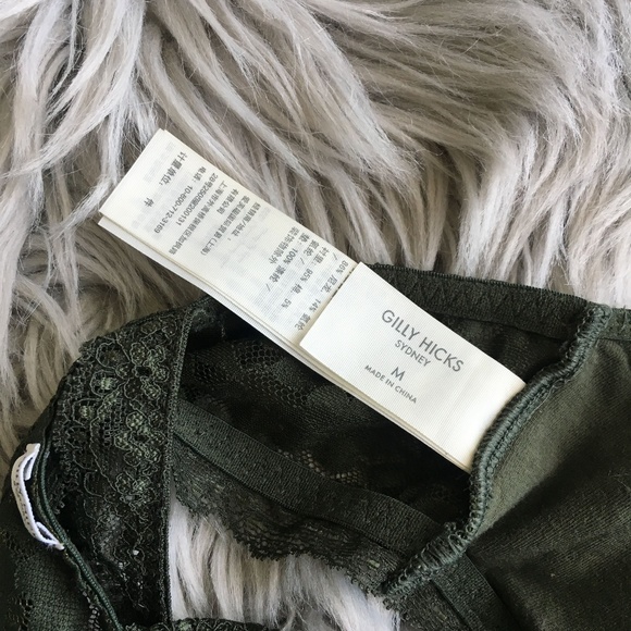 SOLD. Gilly Hicks Olive Strappy Bra - Picture 3 of 3